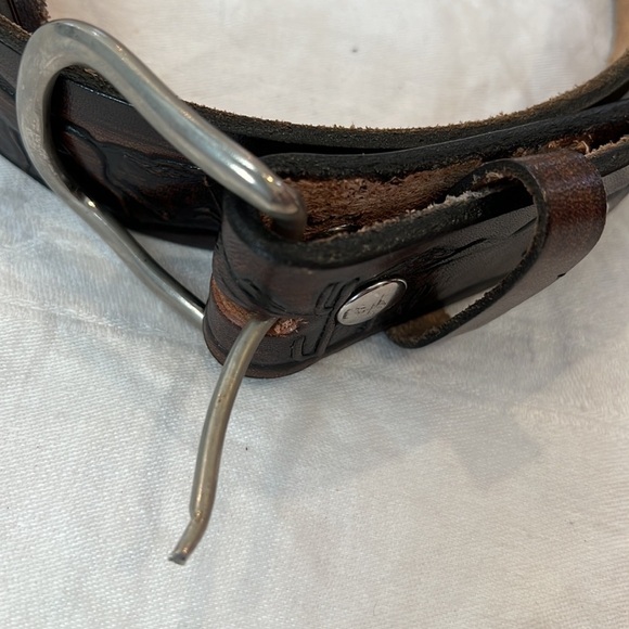 Handmade Leather Belt Horse Design - Picture 3 of 8